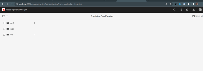 navigate to base URL mnt