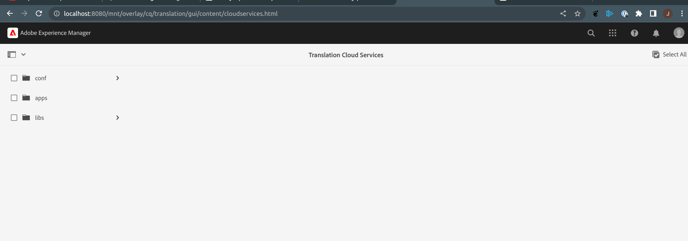 navigate to base URL mnt