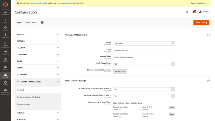 adding access token