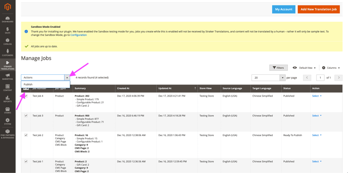 bulk publish
