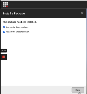package installed