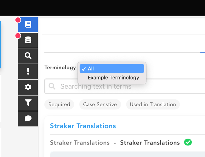 terminology type