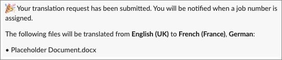 meesage prompt