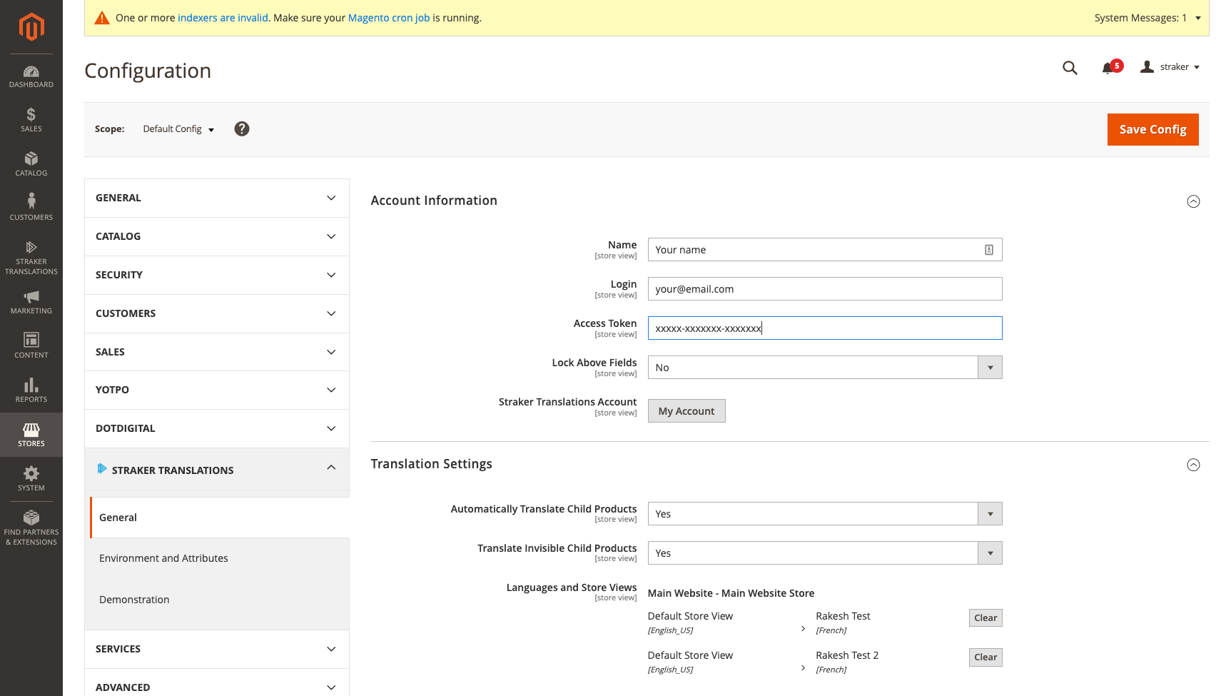 adding access token