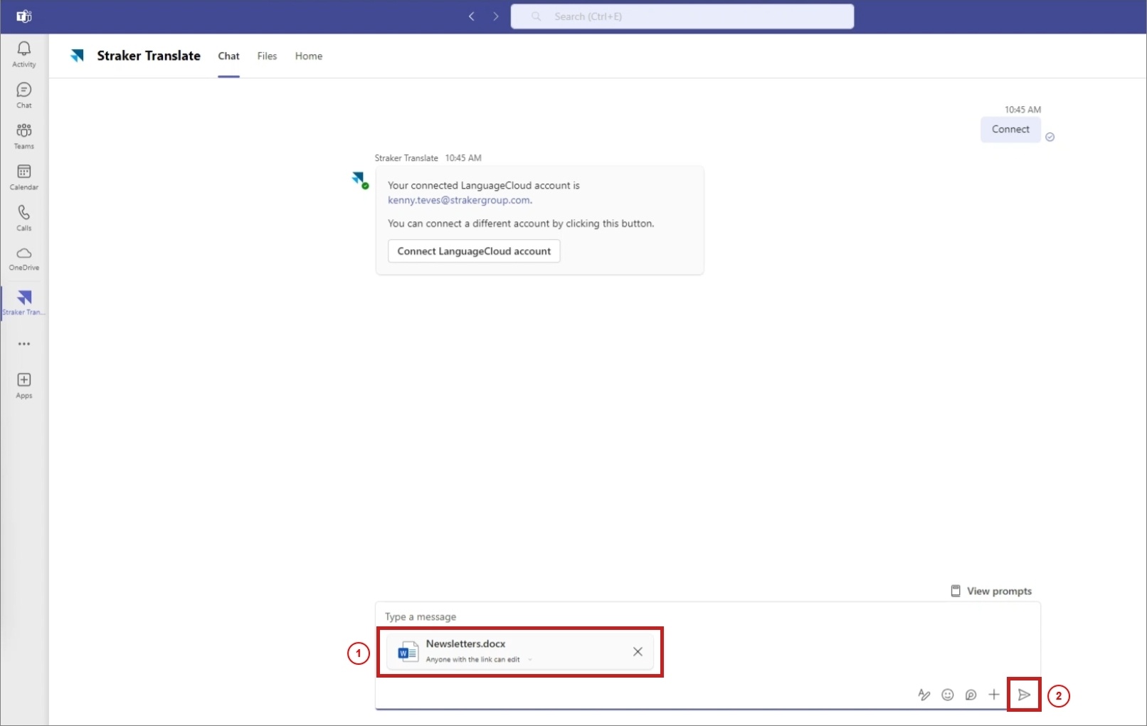 drag and drop document