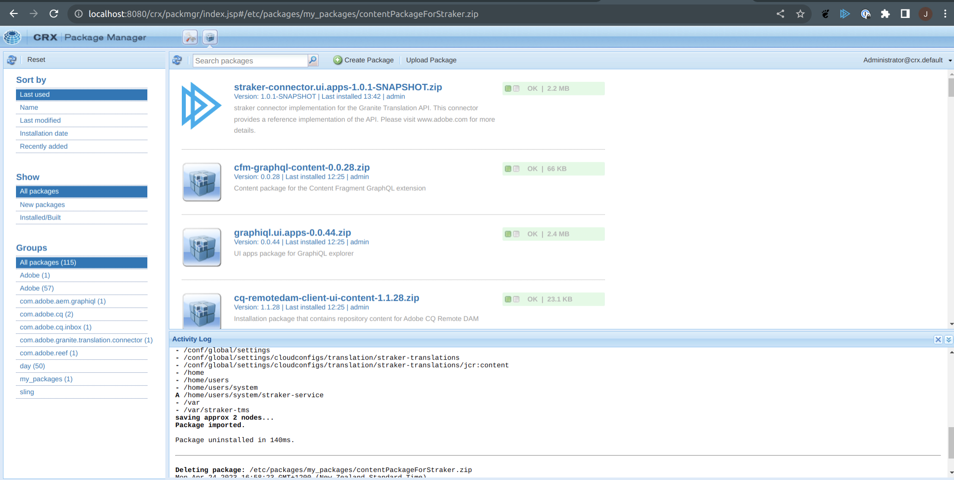 navigate to base URL