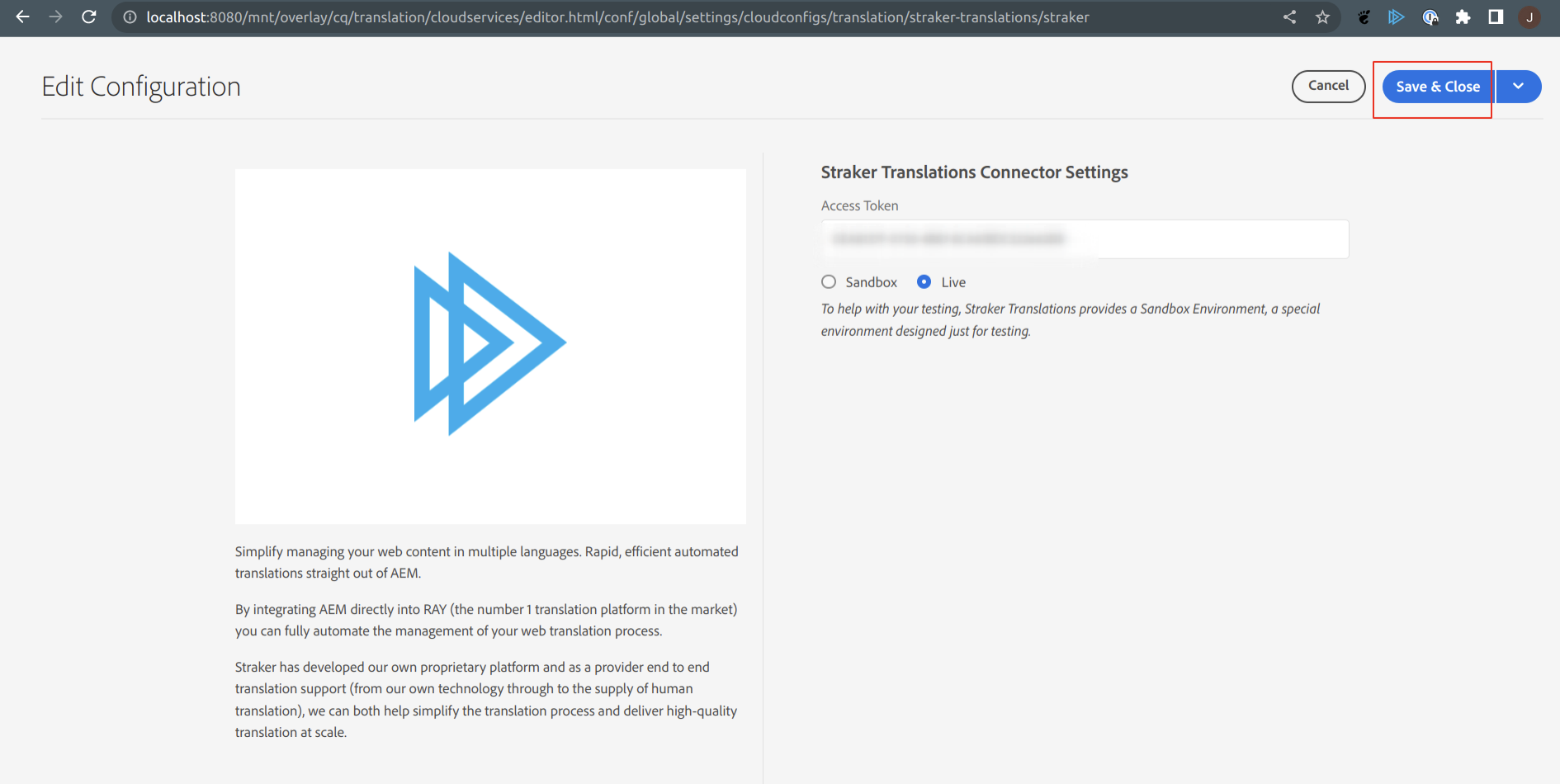 provide access token